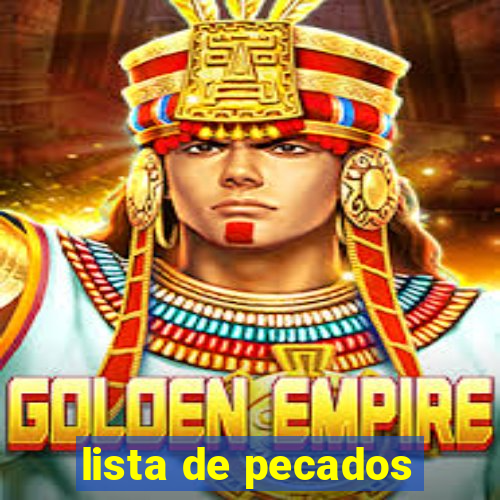 lista de pecados
